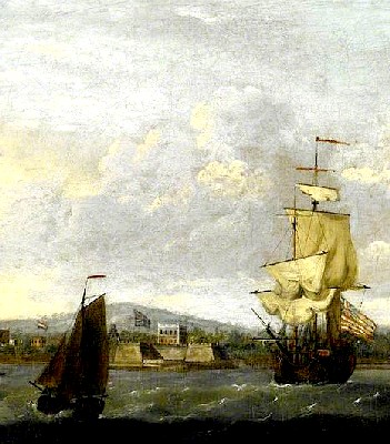 East Indiaman off Fort David